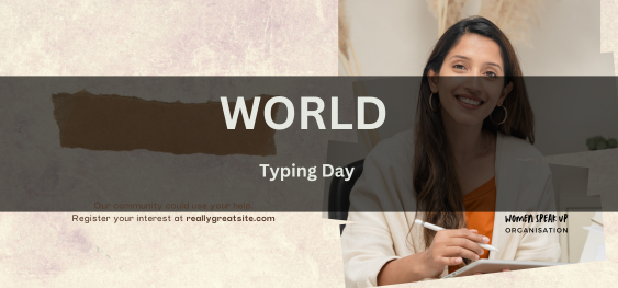 World Typing Day [विश्व टाइपिंग दिवस]